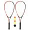 Speedbadminton set AVENTO 46BL Red/Grey Speedbadminton set AVENTO 46BL Red/Grey