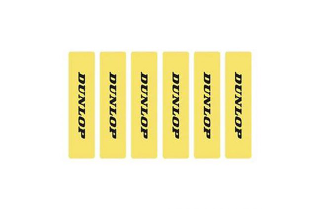 Dunlop lines, yellow, 12 pcs Dunlop lines, yellow, 12 pcs