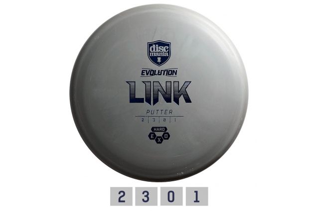 DYSK DO DISC GOLFUPutter HARD EXO LINK Evolution Grey  DYSK DO DISC GOLFUPutter HARD EXO LINK Evolution Grey 