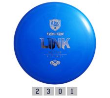 DYSK DO DISC GOLFU Putter HARD EXO LINK Evolution Blue