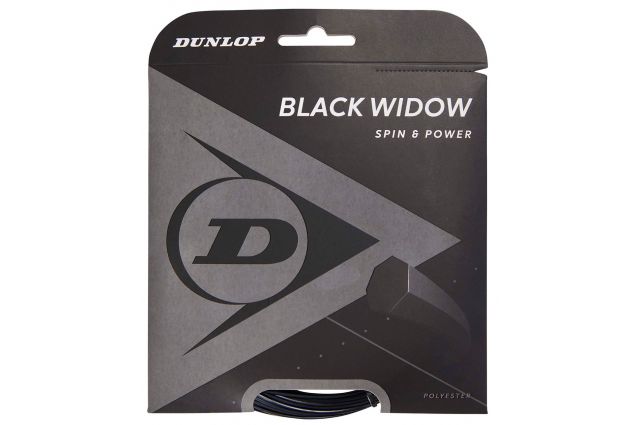 Naciągi tenisowe DUNLOP Black Widow 1.31mm Naciągi tenisowe DUNLOP Black Widow 1.31mm