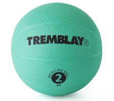 Svorinis kamuolys TREMBLAY Medicine Ball 2kg, Piłka lekarska TREMBLAY Medicine Ball 2kg D20 cm