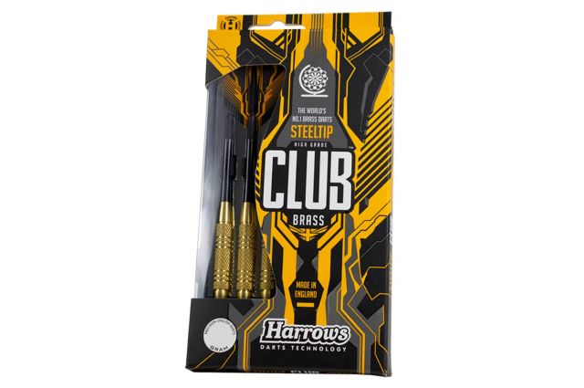 Darts strėlytės steeltip HARROWS CLUB BRASS 22gK Darts strėlytės steeltip HARROWS CLUB BRASS 22gK