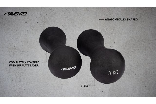 Hanteliai AVENTO 42D 2x3 kg 2x3kg