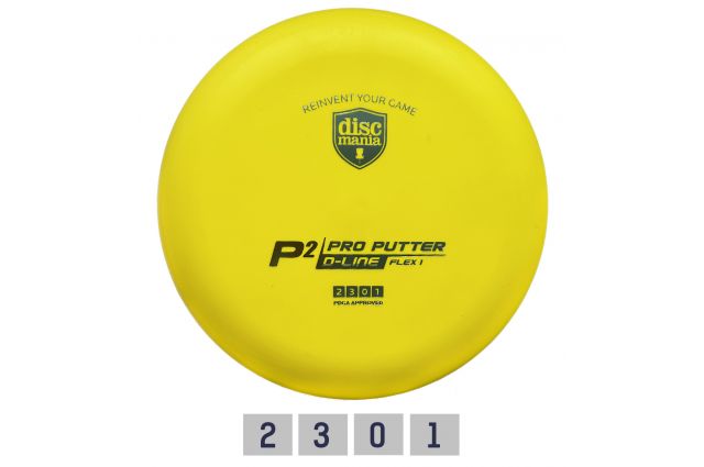 DYSK DO DISC GOLFU Putter D-LINE P2 FLEX 1  DYSK DO DISC GOLFU Putter D-LINE P2 FLEX 1 