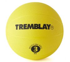 Svorinis kamuolys TREMBLAY Medicine Ball 3kg, Piłka lekarska TREMBLAY Medicine Ball 3kg D23 cm