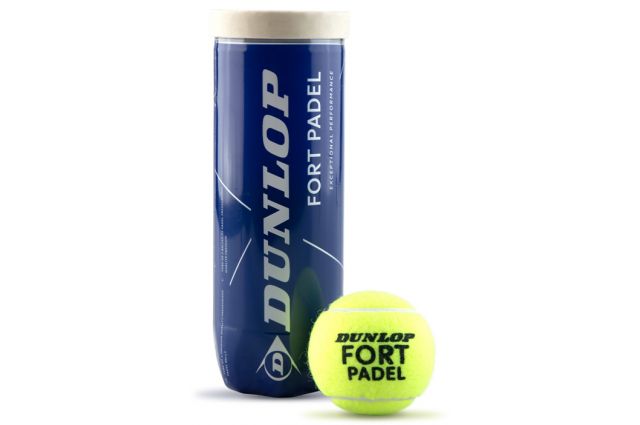 Padel tennis ball Dunlop FORT PADEL 3-pet FIP approved Padel tennis ball Dunlop FORT PADEL 3-pet FIP approved