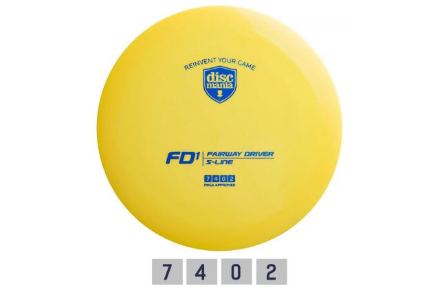 Diskgolfo diskas DISCMANIA S-LINE FD1 Diskgolfo diskas DISCMANIA S-LINE FD1