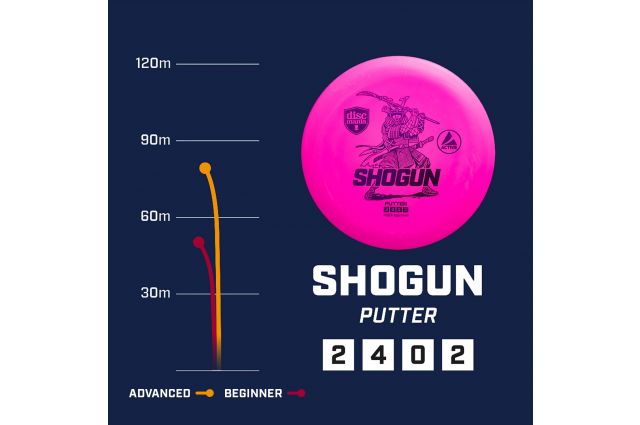 Dysk do disc golfu DISCMANIA SHOGUN-P Dysk do disc golfu DISCMANIA SHOGUN-P