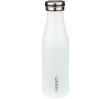 Thermo drinking bottle ABBEY 21WZ WIT 450ml White/Silver